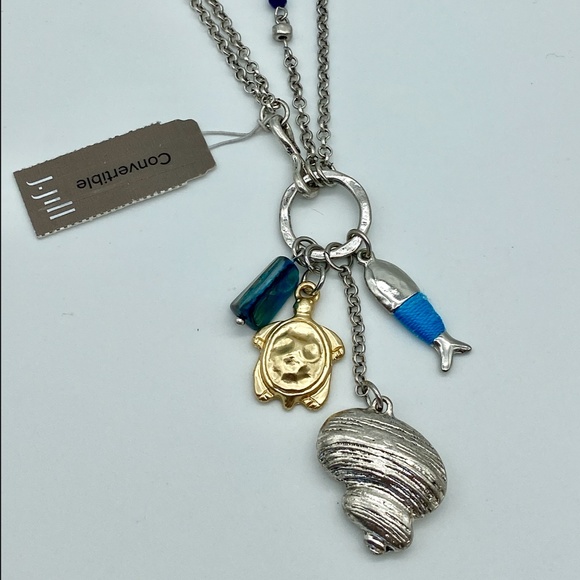 J. Jill NEW Rising Tides Cluster Necklace NWT - Picture 8 of 9